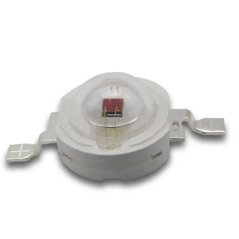 3W 고출력 적색 LED 620-625nm 630-635nmbulbs 42MIL 2.0V LED