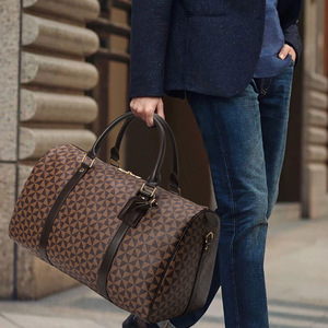 <span class=keywords><strong>Sac</strong></span> de voyage personnalisé en cuir PU imperméable pour homme, grande capacité, <span class=keywords><strong>sac</strong></span> de week-end, <span class=keywords><strong>sac</strong></span> de sport vintage, <span class=keywords><strong>sac</strong></span> de fitness, bagage - Product Image 6