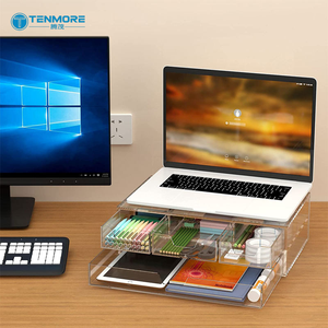 Soporte de Monitor Acrílico a <span class=keywords><strong>Precio</strong></span> de Fábrica al por Mayor, Organizador de Escritorio con Logotipo Personalizable, Proveedor al por Mayor para Proyectos de Oficina - Product Image 4