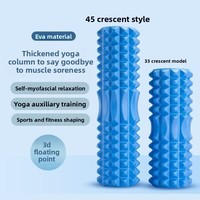 Rouleau de massage professionnel portable et léger en PVC/EVA, à picots, pour yoga, écologique, relaxation musculaire profonde