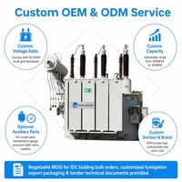 Transformadores de Distribución de Energía Trifásicos de 60Hz y 10 MVA, Sumergidos en Aceite, Montados en Plataforma, para Uso en Hospitales y Escuelas, Marca Pearl Electric