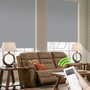 High Quality Alexa Smart <strong>Solar</strong> Roller Shades Indoor Electric Motorized Roller Blinds For <strong>windows</strong> - Product Image 3
