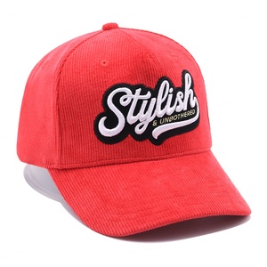 Nuevo diseño personalizado 3D gorras de béisbol rojo 5 paneles estructurado bordado PANA Gorras gorra de béisbol - Product Image 3