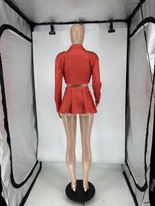 Set di Abbigliamento Femminile 2024: Completo Casual a Tre Pezzi con Gilet, Camicia e Gonna, Moda Primaverile - Product Image 3