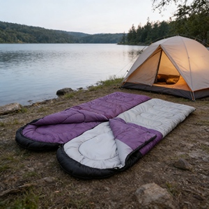 Sac de couchage haut de gamme -10 degrés avec boîte à pieds 3D pour la mobilité des orteils - Product Image 2