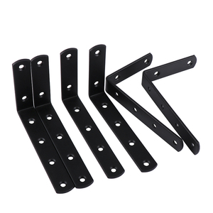 Renfort <span class=keywords><strong>d</strong></span>'<span class=keywords><strong>angle</strong></span> Support <span class=keywords><strong>D</strong></span>'étagère En Acier Noir Robuste L Renfort <span class=keywords><strong>D</strong></span>'<span class=keywords><strong>angle</strong></span> <span class=keywords><strong>d</strong></span>écor L'<span class=keywords><strong>angle</strong></span> Articulaire Support Étagères murales Support Suspendu - Product Image 3