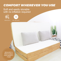 Matelas en mousse moderne de haute qualité, durable, couleur personnalisable, simple, pliable en trois, taille Queen, compressé sous vide, mobilier de maison