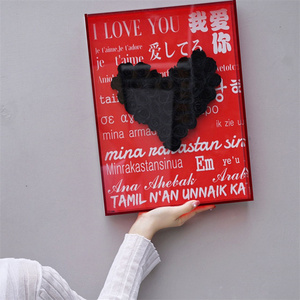 Saint-Valentin, Noël, Fête des Enseignants, Remise des diplômes, Halloween, 520, Cadeau créatif, <span class=keywords><strong>Rose</strong></span> éternelle en forme de cœur rouge, Cadre photo - Product Image 6