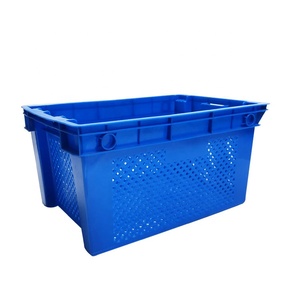 Caisse de poissons en plastique, 10 @ tupperware de poissons pour fruits et légumes, chaîne à froid, logistique de stockage de poissons