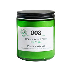 Bougie parfumée Northern Mu 200g, fleur de prunier japonaise, parfum d'ambiance pour la maison, cire de soja - Product Image 1