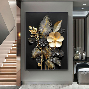 Quadro su Tela Senza Cornice con Stampa UV di Alta Qualità, Stile Moderno ad Acquerello per Camera da Letto, <span class=keywords><strong>Soggiorno</strong></span>, Ingresso e Decorazione Domestica - Product Image 4