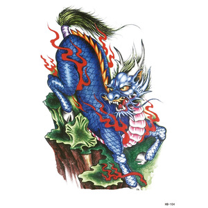 Tatouages temporaires à transfert d'eau pour Halloween, motif fantôme <span class=keywords><strong>mal</strong></span>éfique, animal, pour hommes et femmes, tatouages imperméables - Product Image 4
