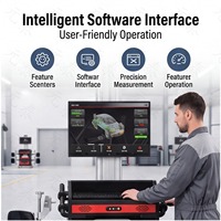   Machine d'alignement de roues 3D X-831 Pro, sans calibrage, multi-stations, haute précision pour atelier automobile