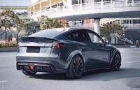 Nuevo Kit de Carrocería de Fibra de Carbono para Tesla Model Y, Difusor Delantero, Faldones Laterales, Alerón, Capó, Kit de Carrocería Original con Calidad 1:1