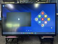 Pantalla Táctil Interactiva Inteligente de Gran Tamaño D-LED de 110 Pulgadas con 20 Puntos Táctiles IR y Pizarra Blanca