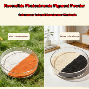 Pigmento Orgánico Fotocrómico de Alta Sensibilidad Bangsai, Polvo que Cambia de Color con la Luz Solar, para Manualidades, Esmalte de Uñas, <span class=keywords><strong>Resina</strong></span> Epoxi - Product Image 1