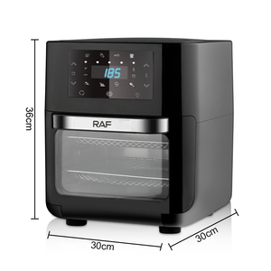 Friteuse à air RAF 1700W 12L, appareil de cuisson multifonctionnel avec circulation d'air chaud à 360 degrés, friture saine sans huile, nettoyage facile - Product Image 5