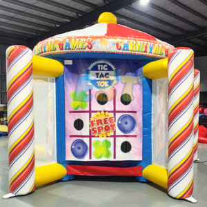 Cabine gonflable de jeux de carnaval de PVC jeux gonflables de paquet de carnaval fléchettes de football frapper l'anneau Ross jeu <span class=keywords><strong>pour</strong></span> des enfants - Product Image 4