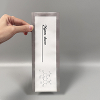 Sachets personnalisés en plastique imprimé avec scellage arrière pour sérum, liquide, gel, sirop, sachets plats à 3 soudures latérales, pochettes Mylar