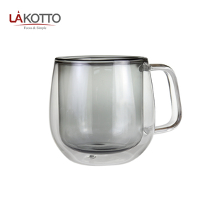 Taza de Café Ecológica de Alta Calidad, Taza de Té de Vidrio de <span class=keywords><strong>Doble</strong></span> Pared - Product Image 4
