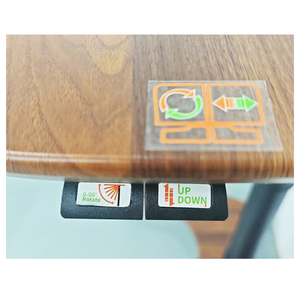 Bureau debout ergonomique pour ordinateur portable avec options de hauteur réglable, y compris la fonction d'assise électrique, fonctions de réglage manuel - Product Image 6