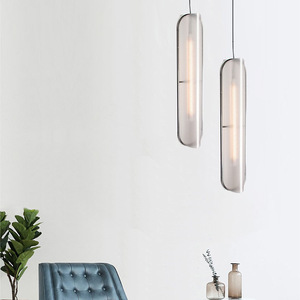 Nordic Designer LED Pendant <b>Light</b> Minimalist Modern Acrylic Strip for Living Room Bedroom <b>Dining</b> Room Creative Lighting AC Power - Product Image 6