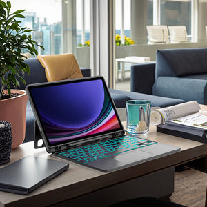 ZHISIHUI Nuova Custodia con Tastiera Wireless Rotante a 360 Gradi per <span class=keywords><strong>Tablet</strong></span> Tab S9+/S10+/S9 FE+ da 12,4 Pollici - Product Image 1