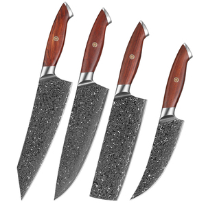 Ensemble de couteaux de cuisine de luxe de profession de vente directe d'usine ensemble de couteaux de boucher damas de désossage super pointu - Product Image 5