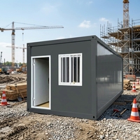Chambre modulaire en conteneur, adaptée à une habitation temporaire dans les camps miniers, les camps de réfugiés, les abris temporaires et autres lieux