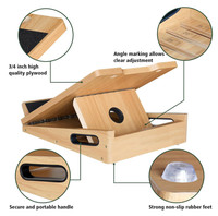 Meilleure vente de civière de mollet à 6 angles réglables planche inclinée professionnelle avec déflecteur détachable et poignée portable
