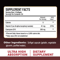 Coenzyme Q10 en vrac 500 mg Co Q10 Coenzyme Q10 Capsules molles pour la santé cardiaque Anti-fatigue Améliorer la fertilité Compléments alimentaires pour la santé