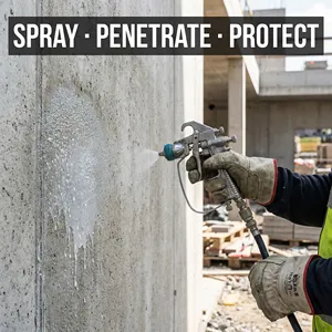 Concrete Transparent <b>Waterproof</b> Coating Clear Concrete Coating Multi Purpose Concrete <b>Sealer</b> for Protection - Product Image 2