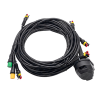 Câble durable d'accessoires de caravane de camion de voiture de la prise de remorque d'EURO de 13 bornes 12V