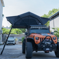 Tente de toit EZNEST ultra-fine et légère, anti-condensation, respirante, en alliage d'aluminium, coque rigide, pour les voyages en voiture 4x4