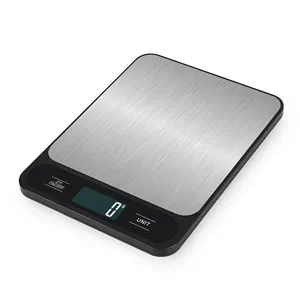 ChangXie 5 10 15kg/1g Balance de cuisine numérique multifonction Balance alimentaire Plate-forme en acier inoxydable Balances de cuisine bon marché