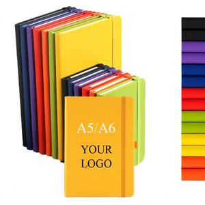 Custom Logo Promotional Business Gifts PU Leather Hard Cover <b>Notebooks</b> A6 Students Binding Hardcover <b>A5</b> Diary Journal <b>Notebook</b> - Product Image 1
