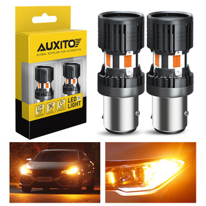 Ampoules LED AUXITO 1157 Jaune Ambre pour Clignotants, 700 % Plus Lumineuses, 2057 2357 7528 BAY15D, Clignotants, Feux de Position, Feux Stop, Feux de Recul - Product Image 1