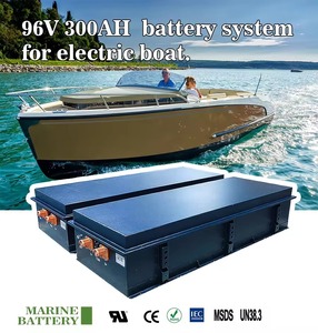 โซลูชันแบตเตอรี่ลิเธียมสำหรับเรือ 96V 300Ah 400Ah 20kWh 30kWh 40kWh มาตรฐานกันน้ำ IP67 สำหรับเรือคาตามารันและเรือทั่วไป - Product Image 1