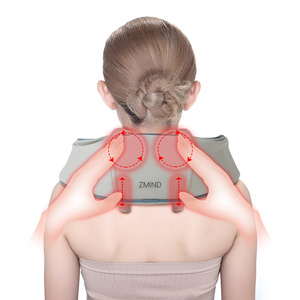 Heizung und Shiatsu Nacken- und Schultermassagegerät für Rücken Taille Kalb Oberschenkel-Massagegerät tragbares Knie- und Schultermassage-Kissen - Product Image 5