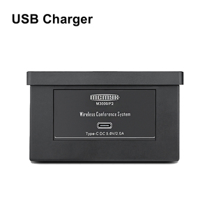 מערכת מיקרופון ועידה דיגיטלית UHF 2000 ID 6 ערוצים 6 רמקולים דיבור סימולטני טווח 60 מטר תצוגת TFT לפגישות גדולות - Product Image 4