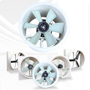 Ventilador Axial Eléctrico de 55 Pulgadas para Granjas Avícolas, Aspas de <span class=keywords><strong>PA66</strong></span>+<span class=keywords><strong>GF</strong></span>, Carcasa de FRP Resistente a la Corrosión, Motor de Accionamiento Directo, Ventilador de Extracción de 59000 <span class=keywords><strong>m</strong></span>/h, OEM - Product Image 3