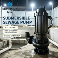 Pompe submersible WQ robuste pour eaux usées de bétail et de boucherie