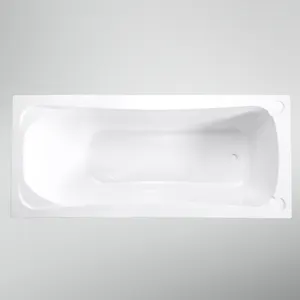 Natural and comfortable 5ft soaker 60 x 30 alcove tub sitting soaking for the bath