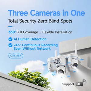 กล้อง IP 9MP แบบ PTZ 6 มอเตอร์ ไม่มีจุดบอด รุ่น Global รองรับซิม 4G สำหรับพื้นที่ชนบท VStarcam CG623SR - Product Image 2