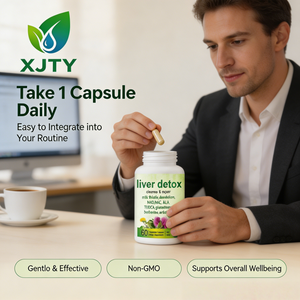 Xjty ธรรมชาติแคปซูลทำความสะอาดตับ20-in-1สูตรนม Thistle Tudca กลูตาไธโอนอาหารเสริมสำหรับผู้ใหญ่ภูมิคุ้มกัน - Product Image 6