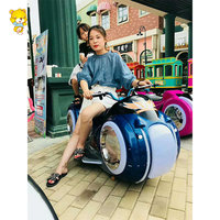 Panda Ride Voiture Électrique Populaire pour Enfants 24V 2 Joueurs, Équipement d'Attraction pour Centres Commerciaux, Fêtes Foraines et Parcs d'Attractions Intérieur/Extérieur