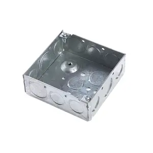 Hot sales -4 in. Square Box, Welded-Size:4"*4" * 2-1/8" Thickness: 1.6mm-Material: Galvanized steel-U&L listed