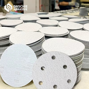 Disques abrasifs secs en oxyde d'aluminium blanc de 5 pouces (125 mm) avec fixation auto-agrippante, lot de 60 pièces, épaisseur de 1 mm, OEM, garantie de 3 ans, dureté moyenne - Product Image 5