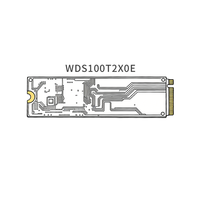 New BLACK SN850X Internal SSD 1TB WDS100T2X0E for Desktop Gaming PCIE Gen4 7300MB/s Read/6300MB/s Write