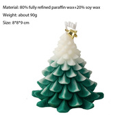 Ornement de Bougie Parfumé en Forme de Sapin de Noël en Gros, Coffret Cadeau Créatif, Cadeau de Noël, Cadeau d'Anniversaire, Décoration